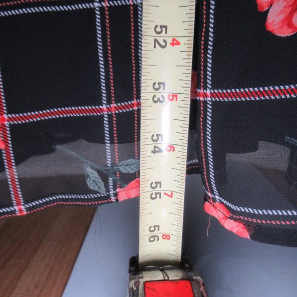 Torrid Plaid Floral Dress | Size 3 (3X) - Picture 6 of 15